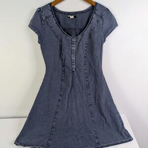 BDG Urban Outfitters Henley Mini Dress S/M Skater Grunge